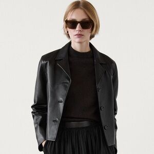 Massimo Dutti leather jacket